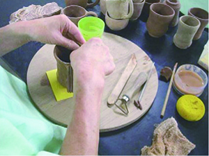 Harima Rehabilitation Program Center Vocational training: ceramics course