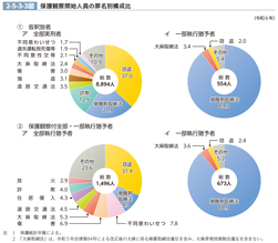 2-5-3-3図　保護観察開始人員の罪名別構成比